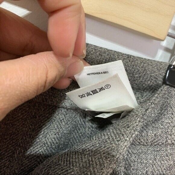 Le Suit Women Dress Pants Sz 2P Tweed Trouser Gray - Picture 11 of 11